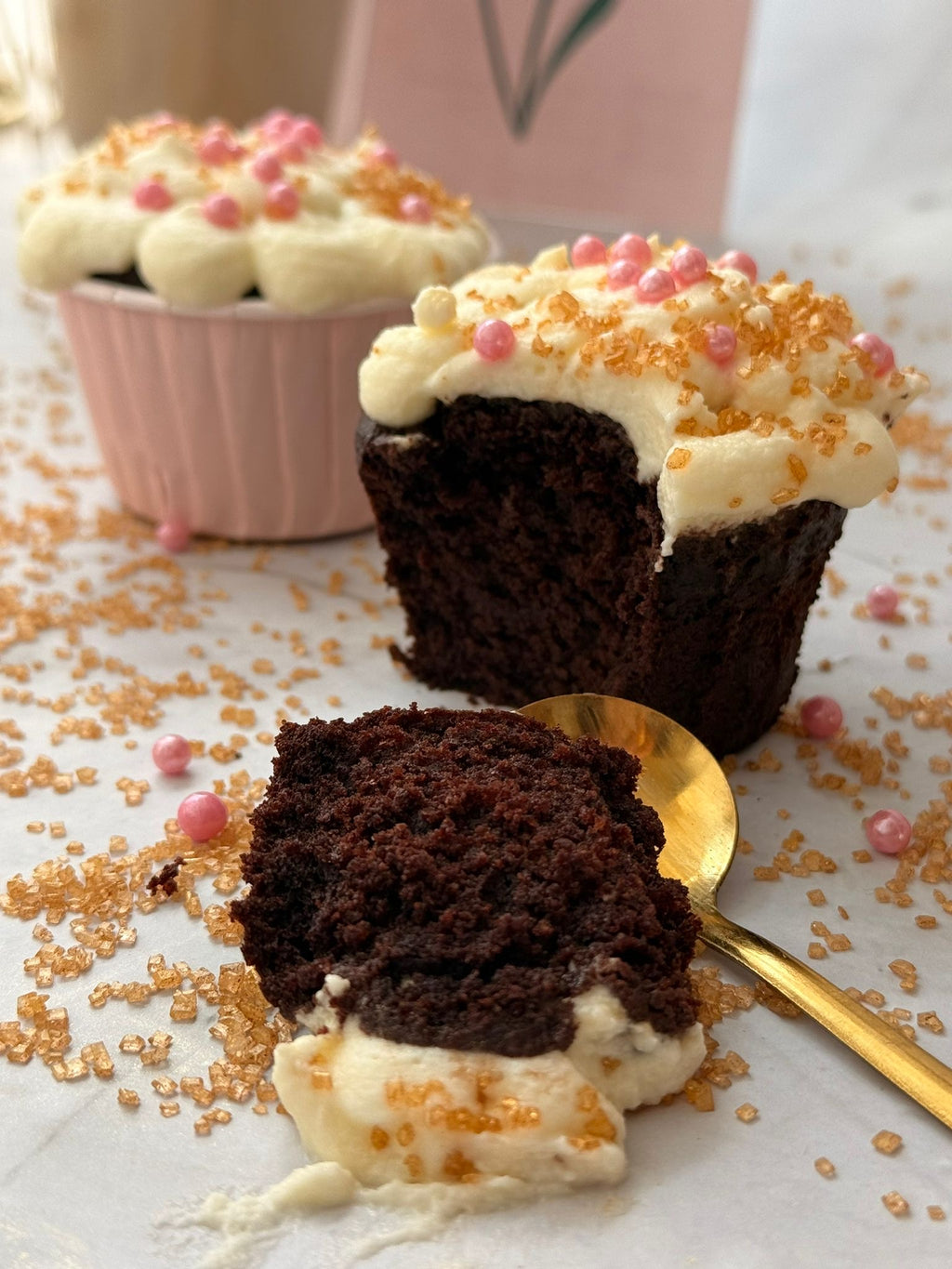 Vegane & glutenfreie Cupcake-Backmischung